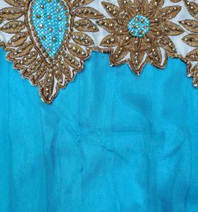 Stunning sky Blue Ethnic Gown