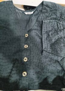 Chic Black Eyelet Crop Top
