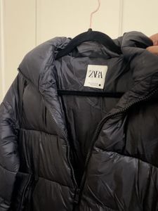 Zara Black Puffer Jacket
