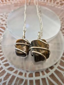 Tiger Eye Stone Necklace