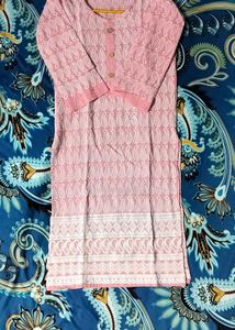 ELEGANT PEACH PINK KURTA 🩷