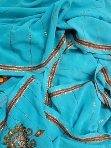 SKY BLUE SAREEE
