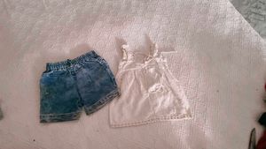 Combo Of Beautiful Top With Shorts