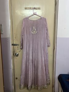 Elegant And Beautiful Lavender Anarkali