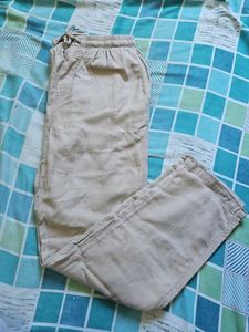 Zudio Beige Linen Pants