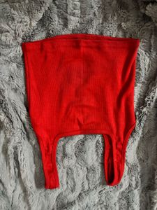 Red Square Neck Tank Top🚨