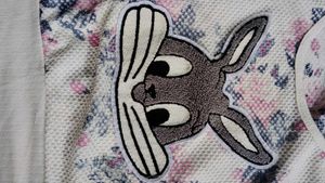 Cute Bunny Floral Tank  crop top