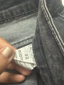 Distressed Black Jeans