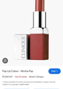 Clinique Pop Up Lip Colour Shade 17 Mocha Po