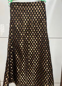 black and gold festive choli