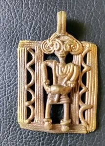Shantiniketan 's Tribal  Dokra Pendants