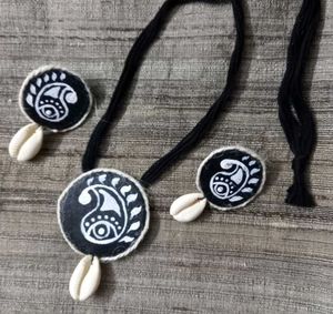 Boho Paisley Necklace &amp; Earring Set