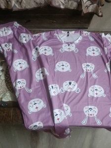 Cute Purple Pajama Set
