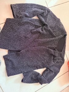 Sparkly Open Front Shrug