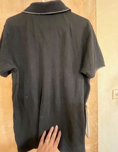 Men's Dark Grey Polo T-Shirt