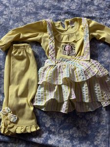3 pice skirt Cute Baby Girl Outfit