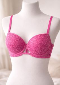 Pink Lace push-up Bra