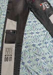 Stylish Graphic Jeans