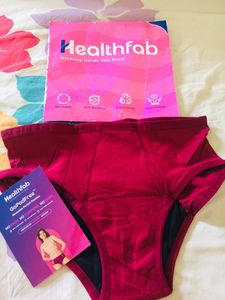 Healthfab S, M Size Reusable Period Panty Maroon