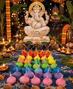 Colorful Modak Shaped Scented Candles