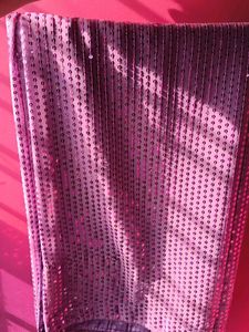 Lavender Sequinned Saree with blouse piece