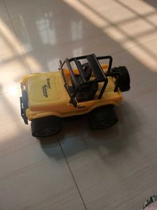 Combo of Yellow Stunt Toy Jeep + Car