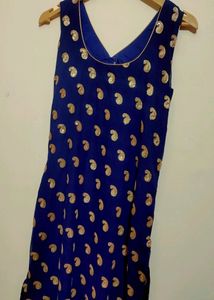 Navy Blue Plazo Suit Without Dupatta 32 Bust