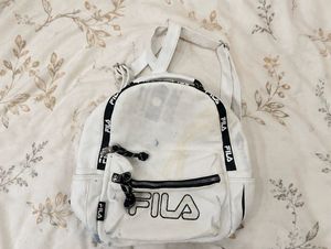 Fila White Mini Backpack for girls