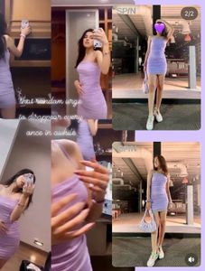 Lavender Ruched Bodycon Mini Dress