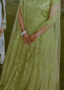 Beautiful Embroidered bridal heavy gown