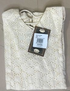 Nishorama Hans Halterneck Corset Kurti – Beige