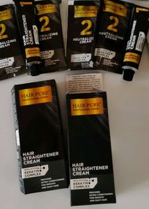 Hair Straightener Cream with Keratin Complex