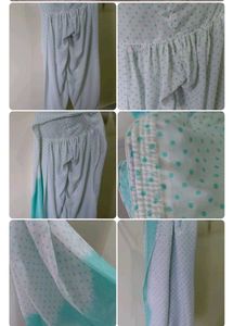 NO KURTI White Patiala And Dupatta