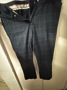 Allen Solly—Classic checked Plaid Trousers