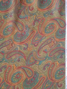 Elegant Green Dupatta with Paisley Border