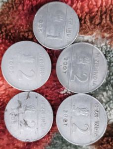 Cross Coins 2005&amp;2007 5pcs Set