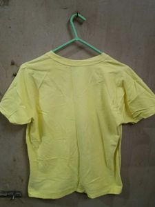 Yellow Graphic Print T-Shirt