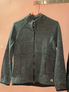 Gray Zip-Up Jacket