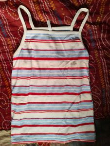Striped Ribbed Tank Top