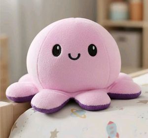 Reversible Octopus Plush Toy