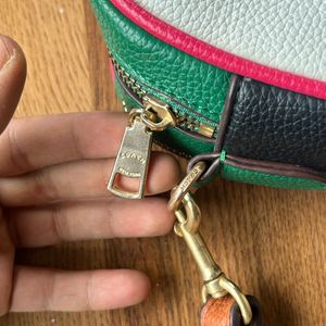 Coach Colorblock Jes Crossbody Bag with Rainbow St