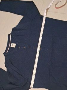Max Men's Blue Cotton Shirt of 1