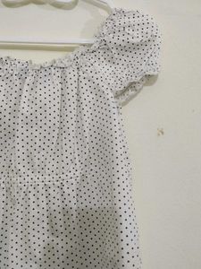 Chic Polka Dot Top