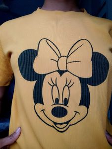Cute Minnie Mouse Graphic T-Shirt
