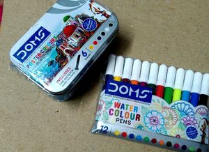 Doms Poster Colours & Water Colour Pens