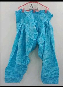 Blue Tie-Dye Palazzos