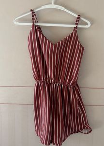 Chic Striped Romper