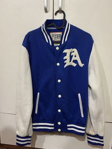 Varsity Jacket Blue & White
