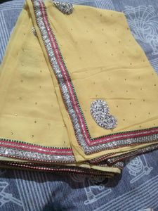 Yellow Saree