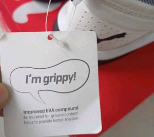 Puma White &amp; Black Sneakers